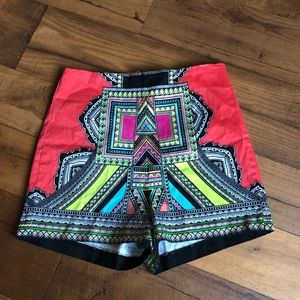 Colorful Patterned Shorts